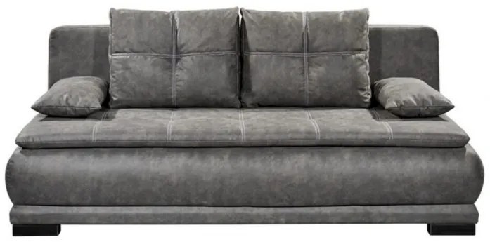Canapea extensibila, Sophie, Ranger 11 Grey, 3 locuri, 208 x 93 x 105 cm, gri
