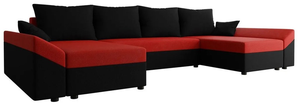 Colțar Memphis 105Cutie de pat, 316x138x82cm, 108 kg, Picioare: Plastic