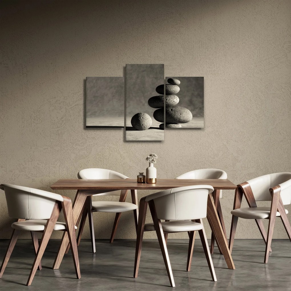 Tablou - Pietre gri (90x60 cm)