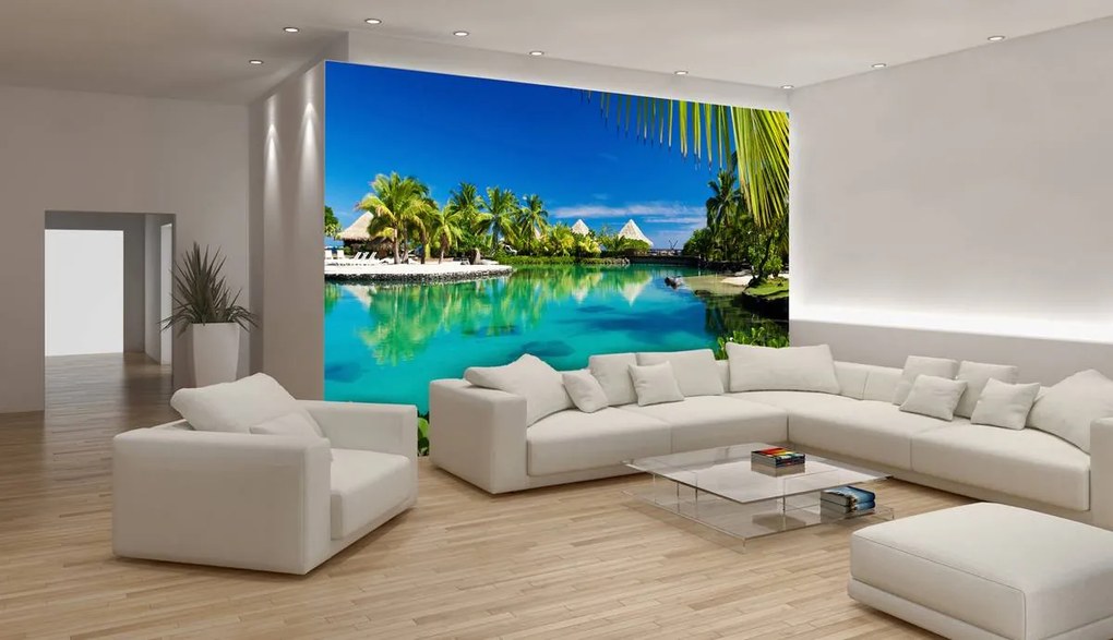 Fototapet - Casele din Hawai (152,5x104 cm)