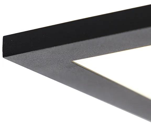 Panou LED modern negru 80 cm cu LED - Liv