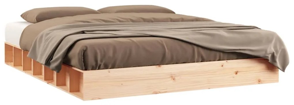 820666 vidaXL Cadru de pat, 160x200 cm, lemn masiv