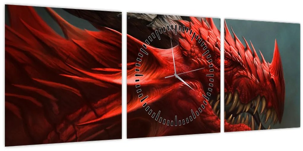 Tablou - Zmeu (cu ceas) (90x30 cm)