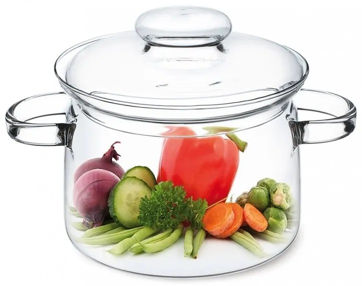 Simax 6073 oală de sticlă cu capac Nyko 2 l