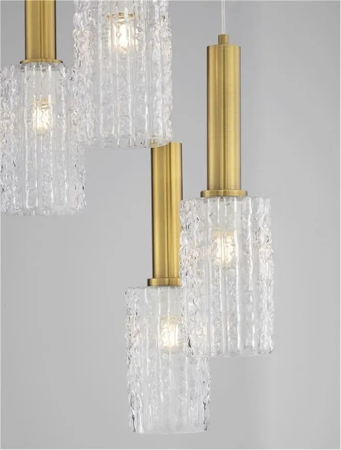 Lustra cu 5 pendule design modern Certa