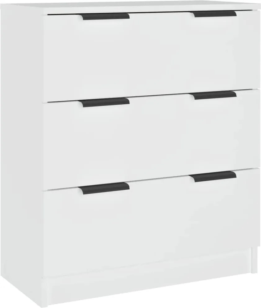 vidaXL Dulap, alb, 60x30x70 cm, lemn prelucrat