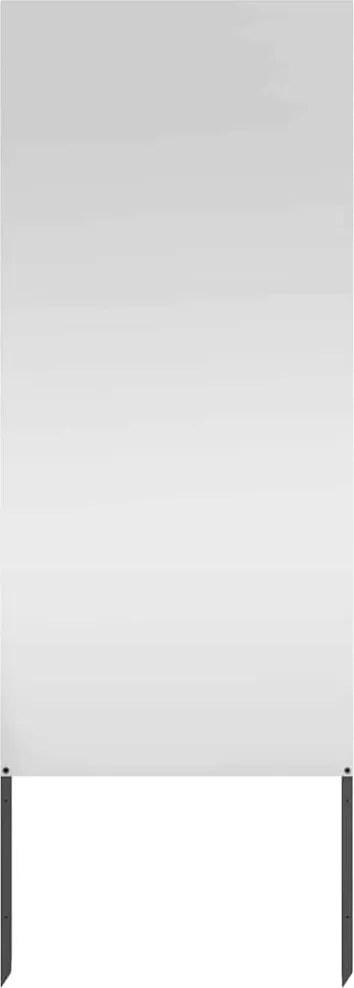 vidaXL Ecran de intimitate pentru grădină Argintiu 50 x 140 cm