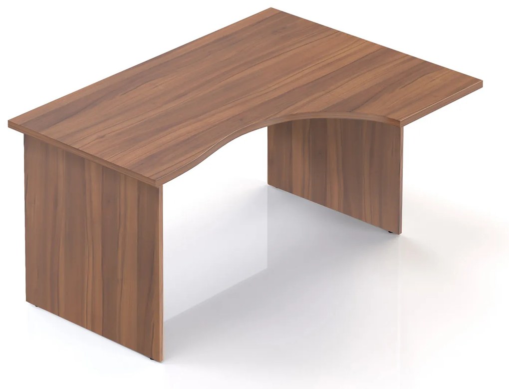Masa ergonomica Visio 140 x 100 cm, dreapta, nuc
