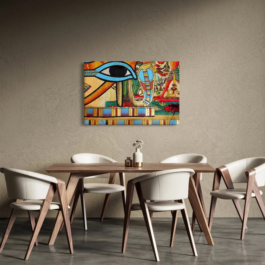 Tablou- Pictură egipteană (90x60 cm)