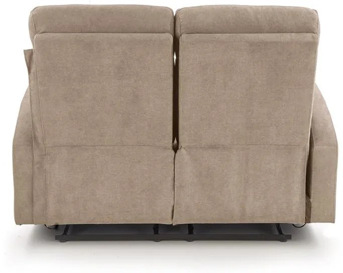 Canapea recliner Oslo 2S stofa bej H100 cm