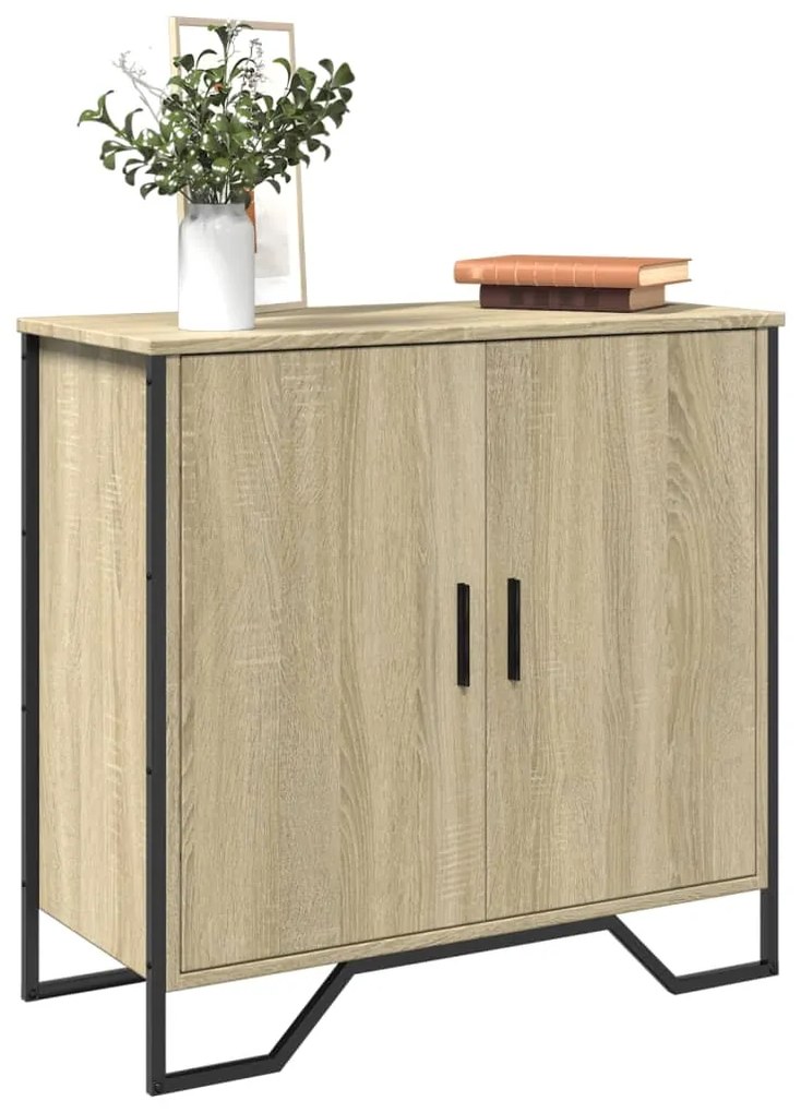 vidaXL Dulap, stejar sonoma, 78x35,5x74,5 cm, lemn prelucrat
