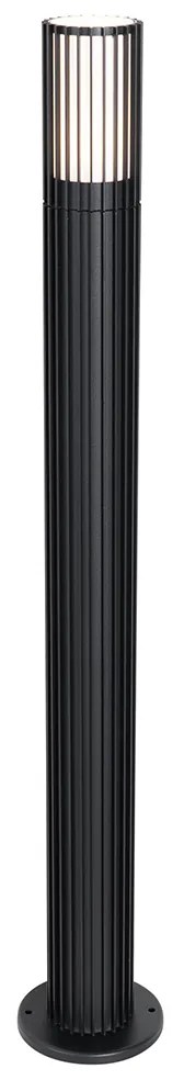 Stâlp inteligent de exterior negru 80 cm IP44 incl. GU10 50mm - Boris