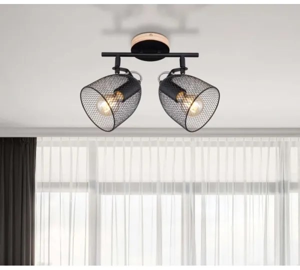 Spot JOSINA 2xE27/60W/230V Globo 54034-2