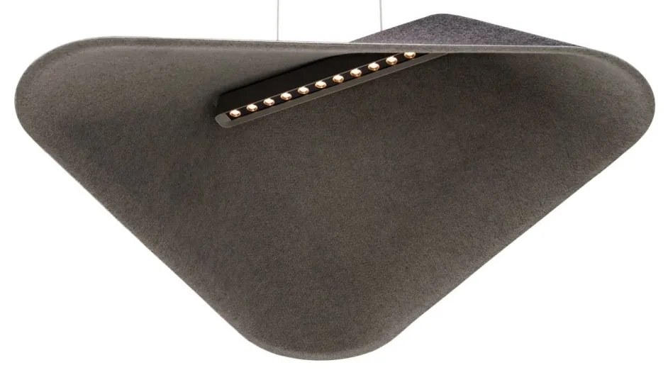 Lustra LED suspendata design modern Carbon negru