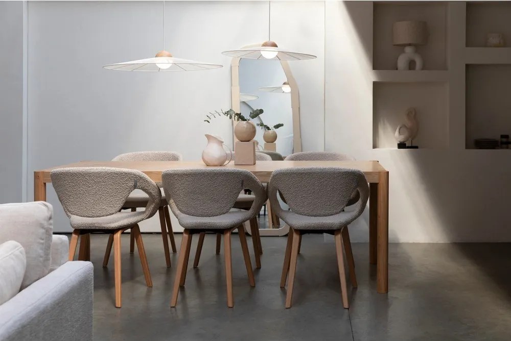 Masă de dining din lemn masiv 92,5x182 cm Sticks – Zuiver