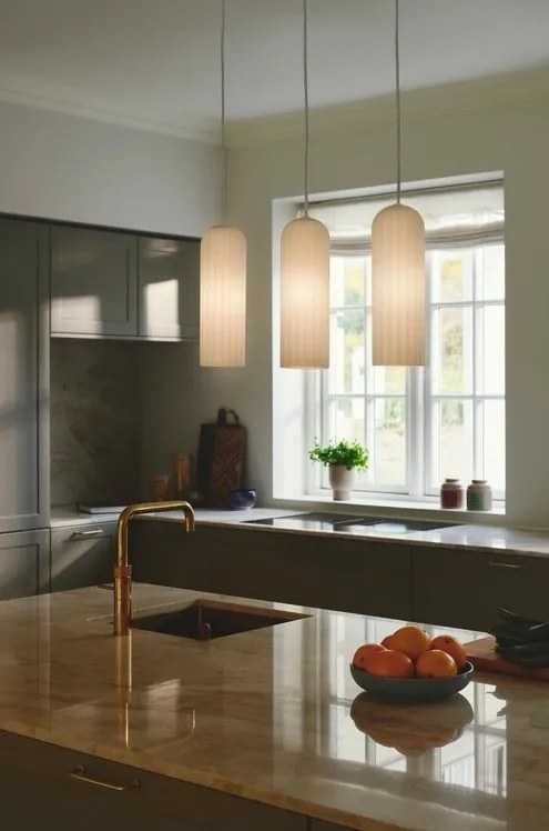 Lustra suspendata design nordic Miella 3L alb