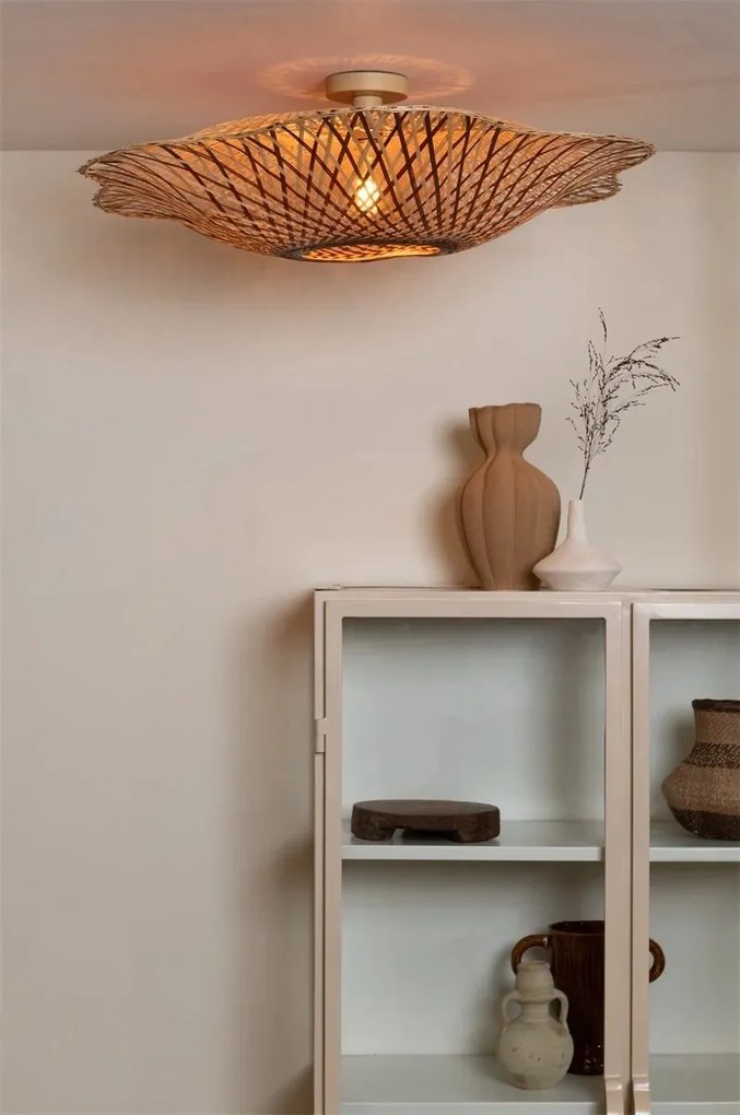 Plafoniera Eco, Bambus, Madura nat/brown, L
