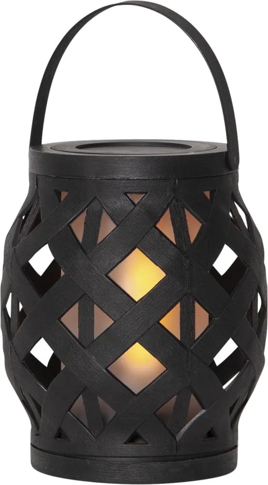 Felinar Star Trading Flame Lantern, înălțime 16 cm, negru
