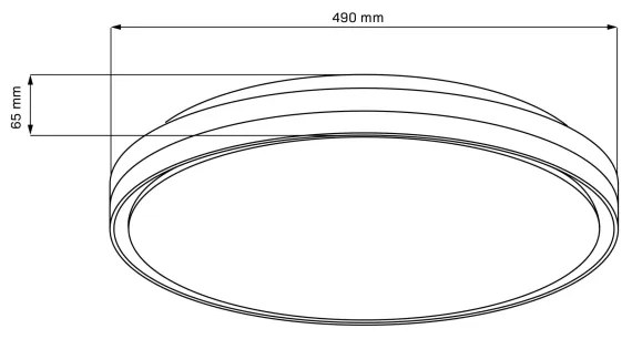 Plafonieră LED dimabilă pentru baie CASSANDRA LED/72W/230V IP44 + telecomandă