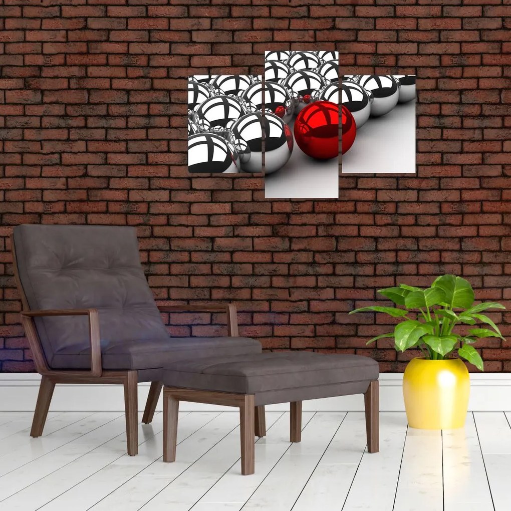 Tablou cu bile lucioase (90x60 cm)