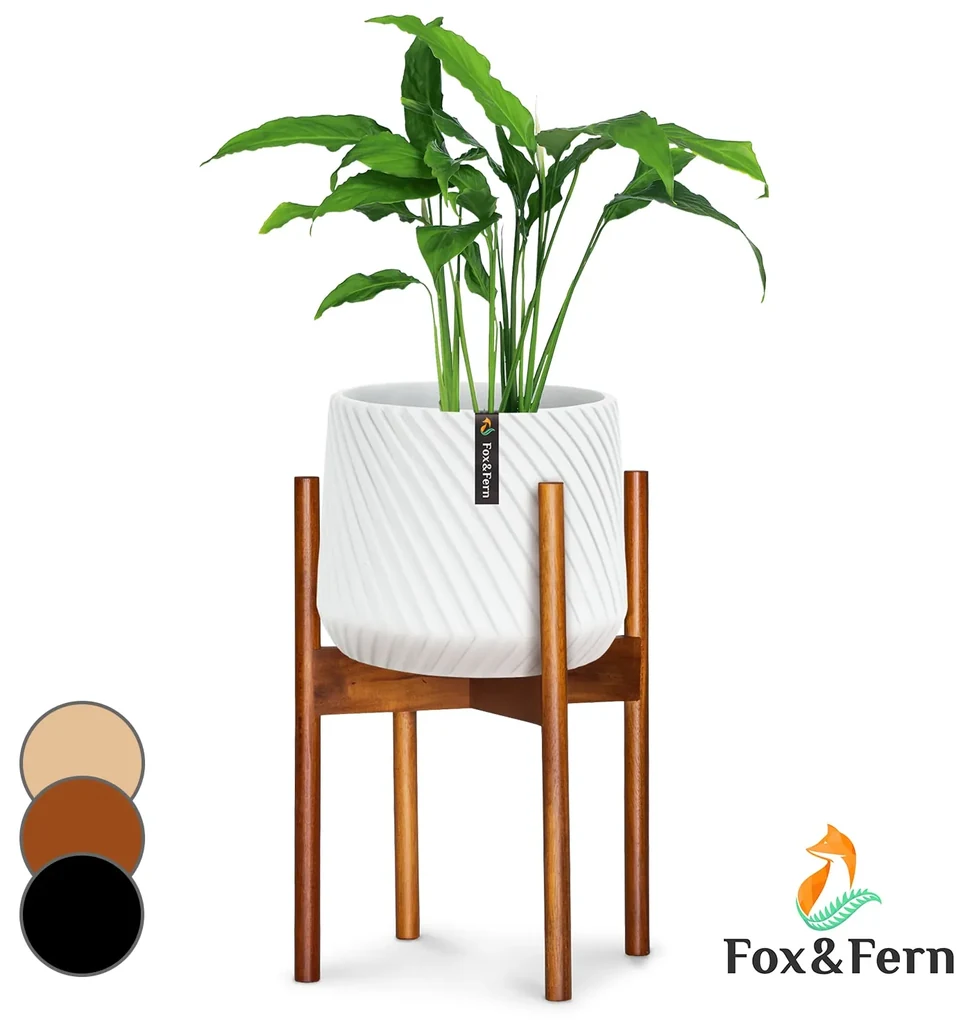Zeist, suporturi pentru flori, 2 înălțimi, combinabile, design plug-in, naturale