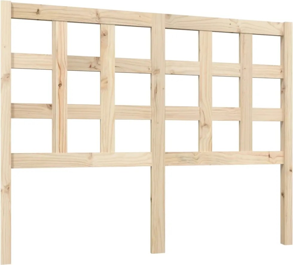 vidaXL Tăblie de pat, 125,5x4x100 cm, lemn masiv de pin