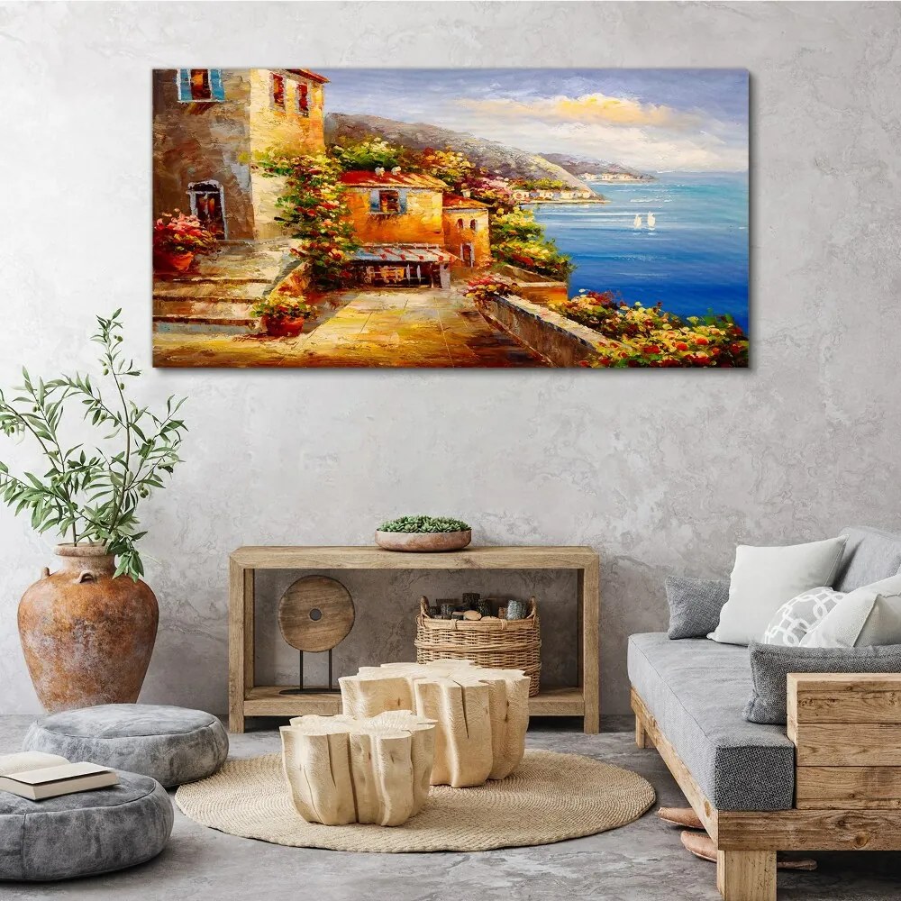 Tablou canvas Oraș Coasta Mării Flori