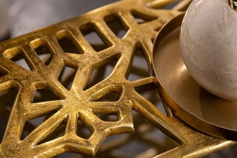 Masuta de cafea Abstrakt 60cm gold