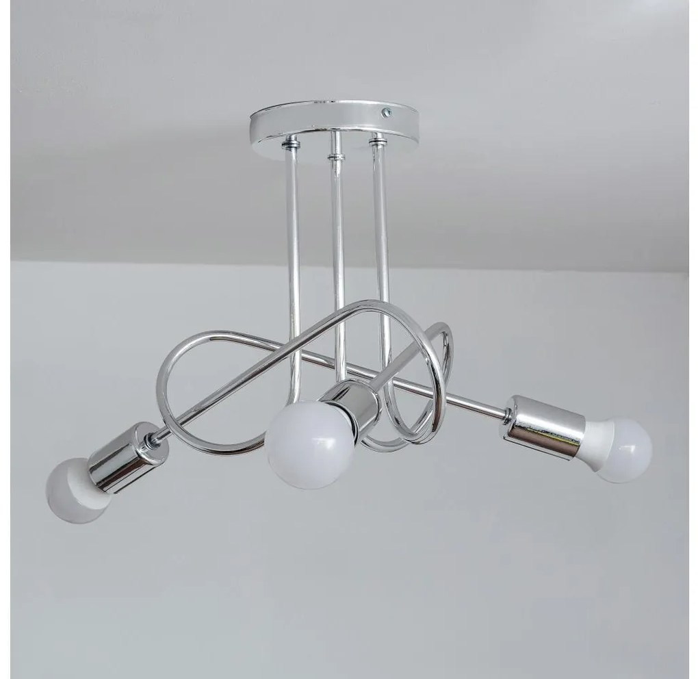 Lustră aplicată OXFORD 3xE27/15W/230V crom lucios