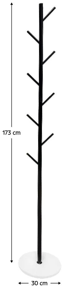 Cuier TUKAN, negru