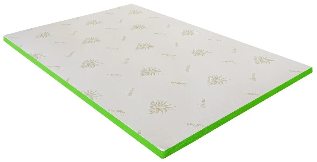 Topper saltea Aloe Vera 3+2 Memory Cool Gel, 160x200 cm, H 5 cm