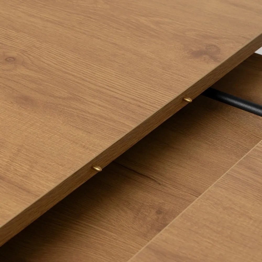 Masă de dining rotundă extensibilă cu blat suplimentar ø 120 cm Rocía – Ixia