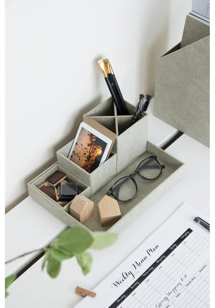 Organizator de birou din 4 piese Bigso Box of Sweden Lena, bej