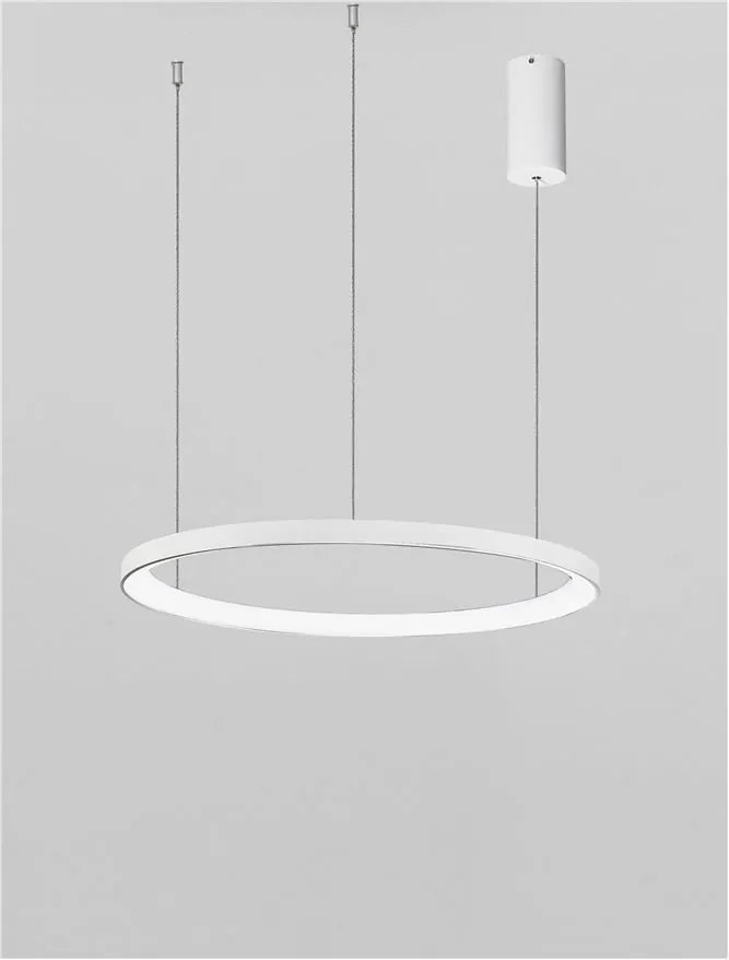 Lustra LED dimabila design circular PERTINO D-48cm