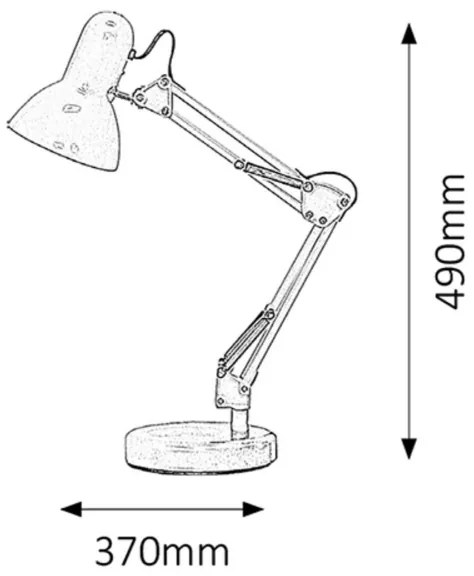 Rabalux 4178 - Lampa de masa SAMSON 1xE27/60W/230V