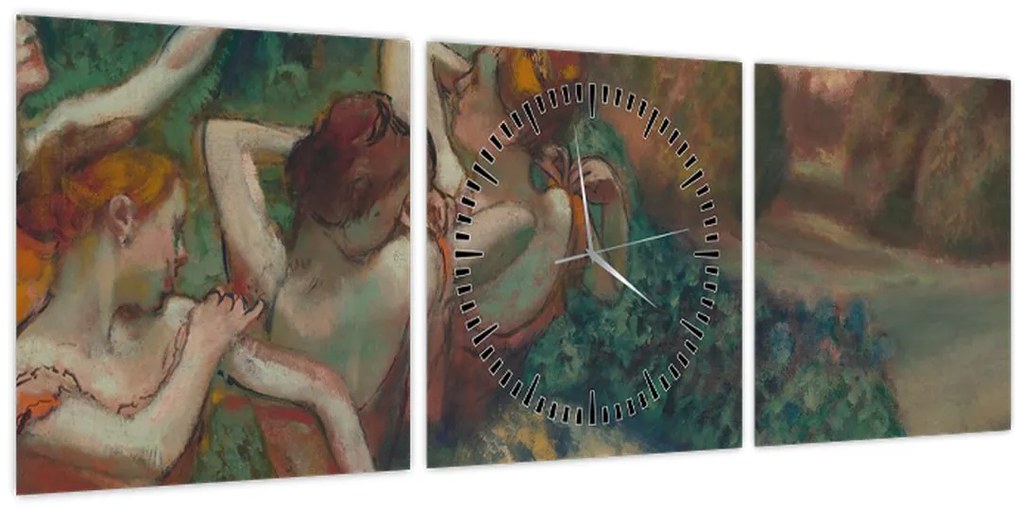 Tablou - Edgar Degas, Four Dancers, reproducere (cu ceas) (90x30 cm)