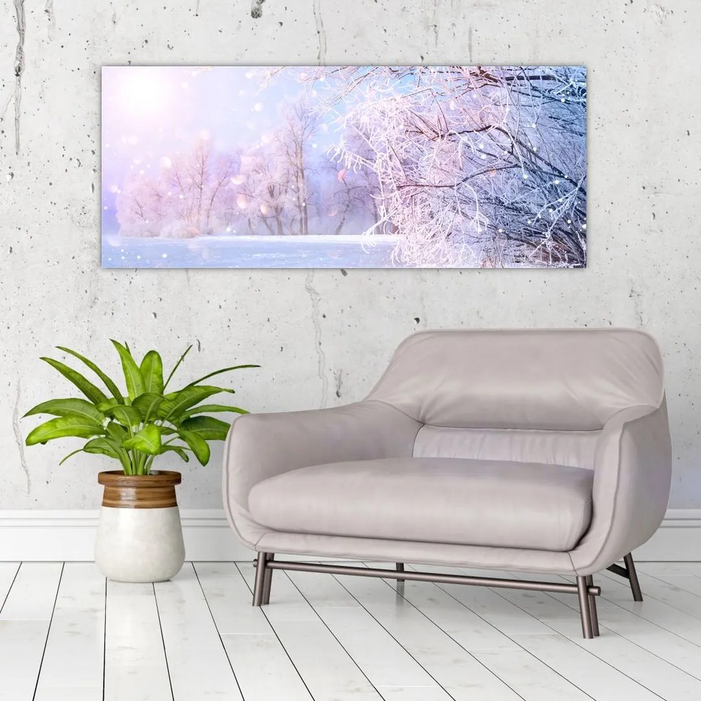 Tablou - Iarna geroasă (120x50 cm)
