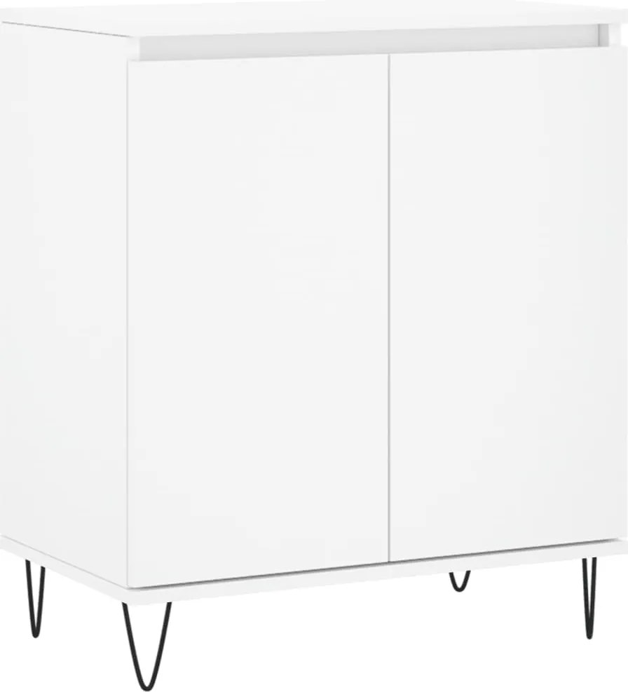 vidaXL Servantă, alb, 60x35x70 cm, lemn prelucrat