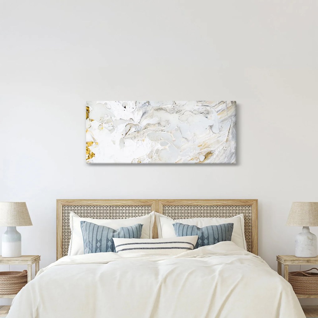 Tablou - Hârtie de ulei cu design de marmură (120x50 cm)