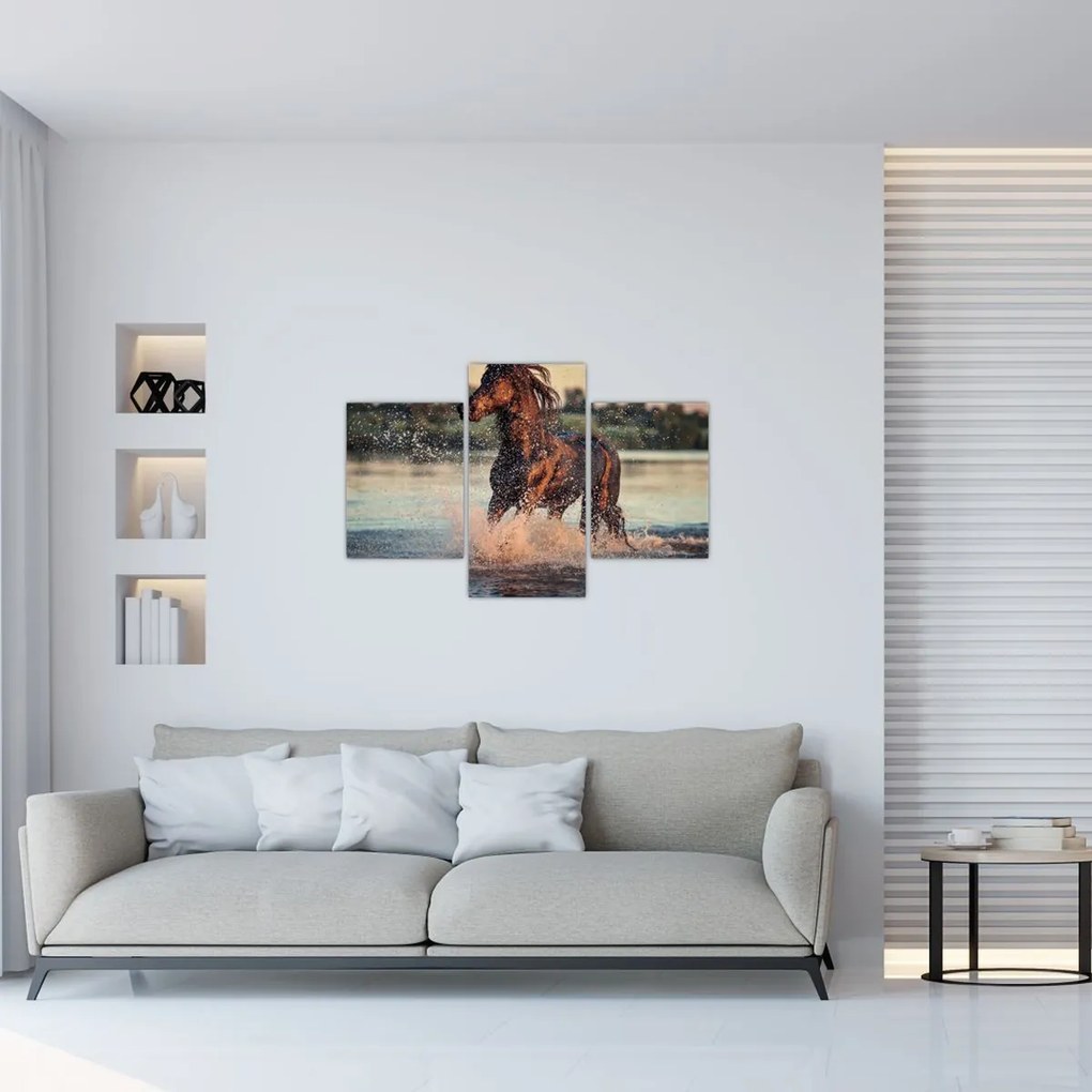 Tablou - Cal care aleargă (90x60 cm)