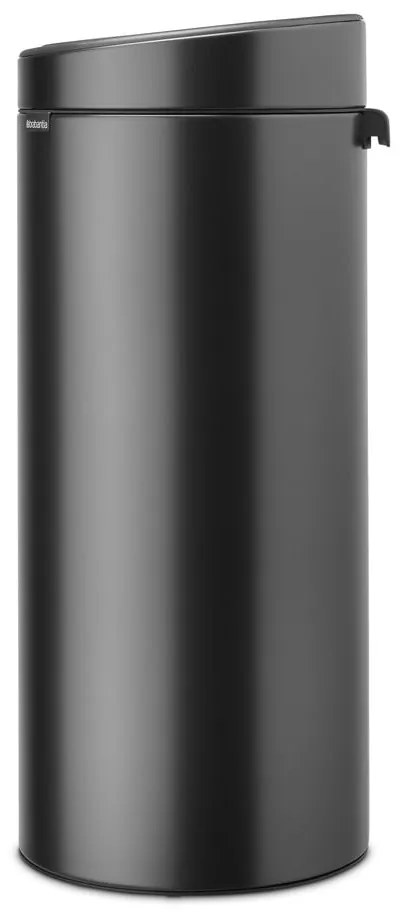 Coș de gunoi gri închis cu senzori de atingere din oțel 30 l Touch Bin – Brabantia