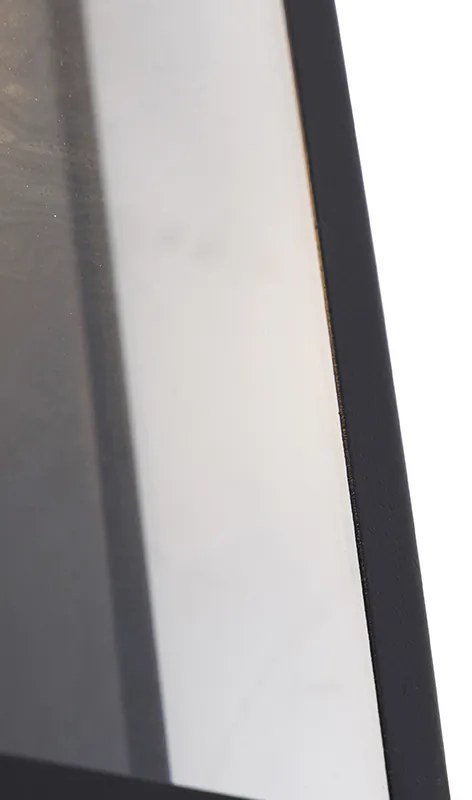 Lampă de perete exterioară inteligentă neagră inclusiv WiFi ST64 IP44 - Rotterdam