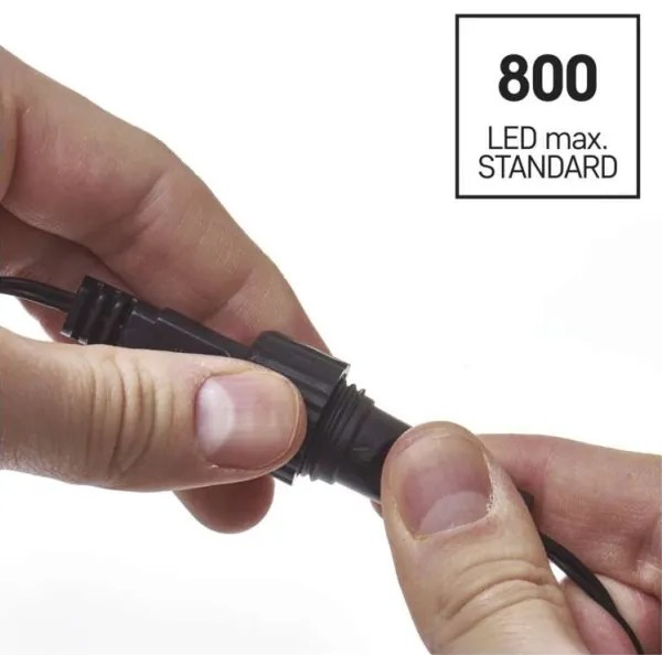 Instalație LED de Crăciun de exterior 100xLED 15m IP44 alb rece