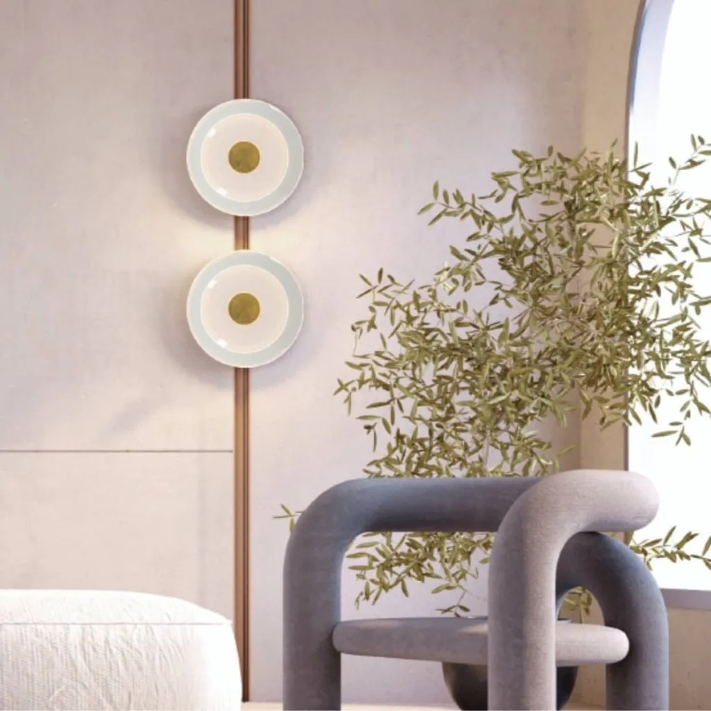 Aplica de perete LED, Ambientala, Sticla Transparenta, 10W, ZB-25143