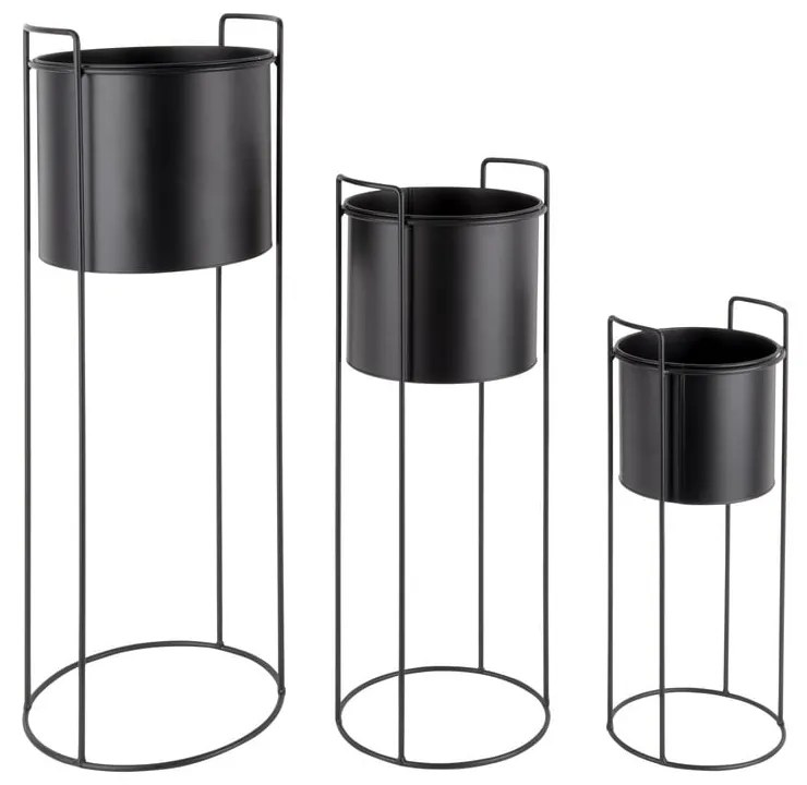 Ghivece decorative 3 buc. din metal ø 28 cm Essence – PT LIVING