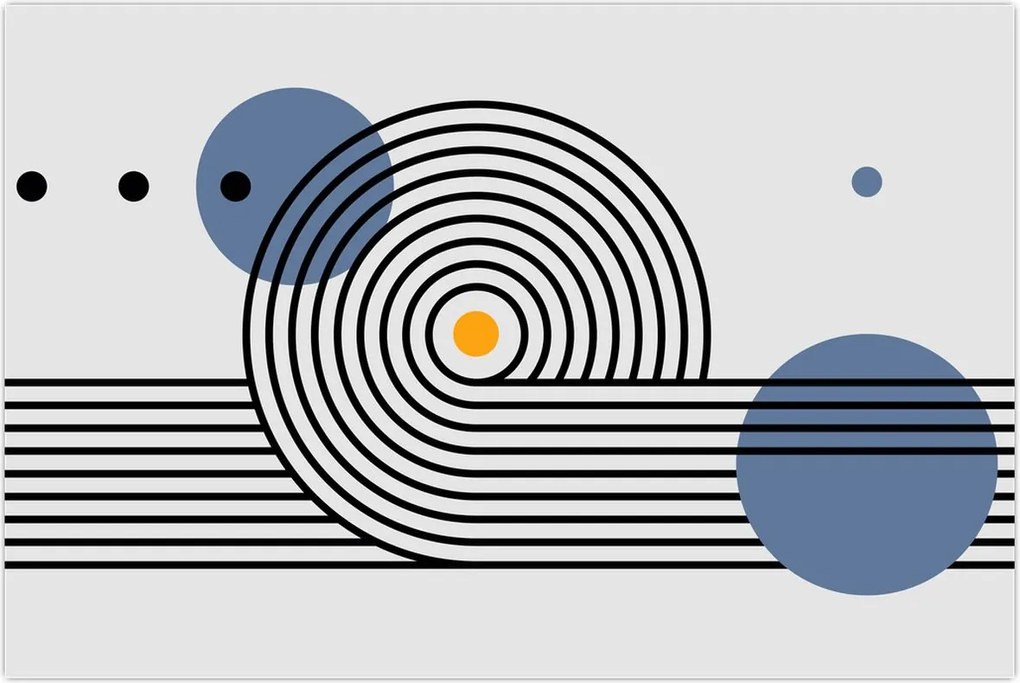 Tablou - Abstracție minimalistă N⁰1 (90x60 cm)