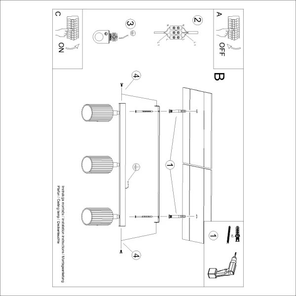 Brilagi - Spot LED CRESTO 3xGU10/10W/230V, roșu