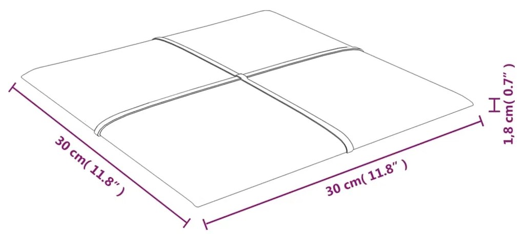 Panouri de perete, 12 buc., galben, 30x30 cm, tesatura, 1,08 m   12, Galben, 30 x 30 cm