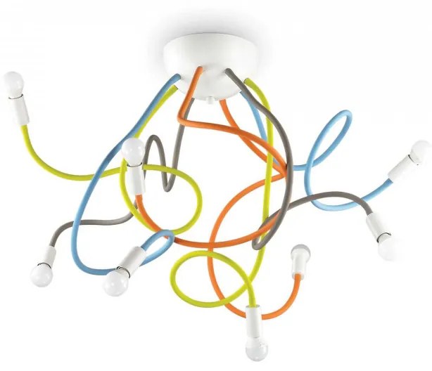 Plafoniera multicolora Multiflex Ideal-Lux PL8 -159010