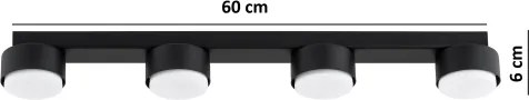 Brilagi - Spot LED MONO 4xGX53/30W/230V negru